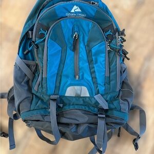 Ozark Trail Teal and Charcoal Backpack